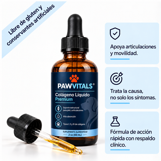 Tu perro no se queja. Sus articulaciones sí se desgastan, desde los 2 años
